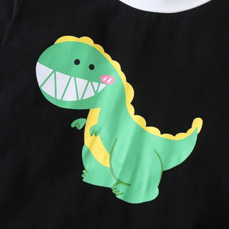 2-piece Dinosaur Pattern Sweatshirts & Pants for Children Boy