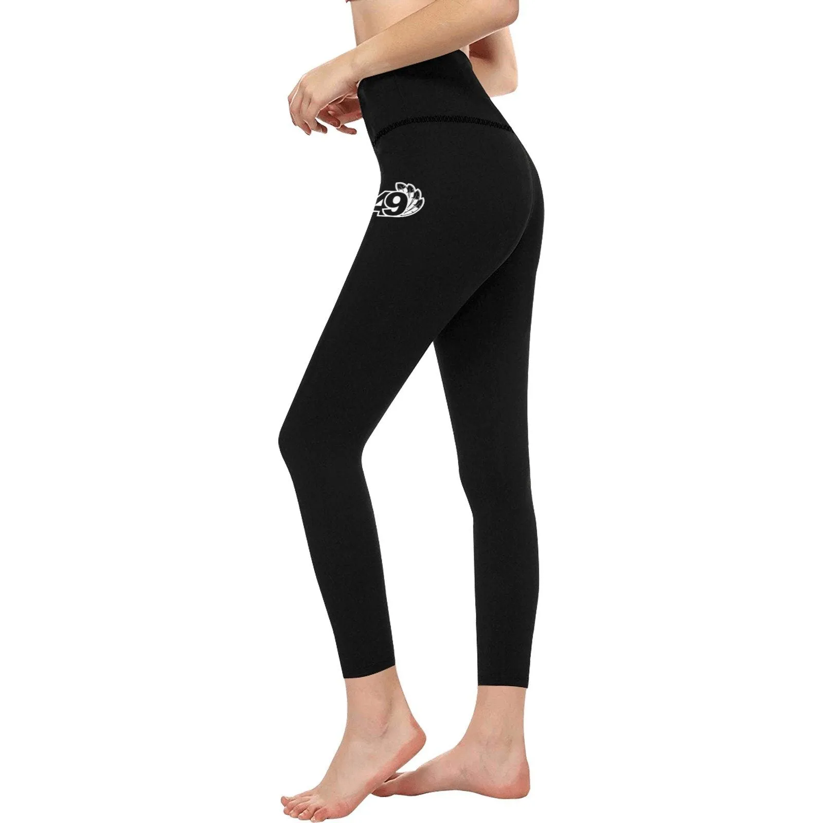 49 Dzine Logo High-Waisted Leggings