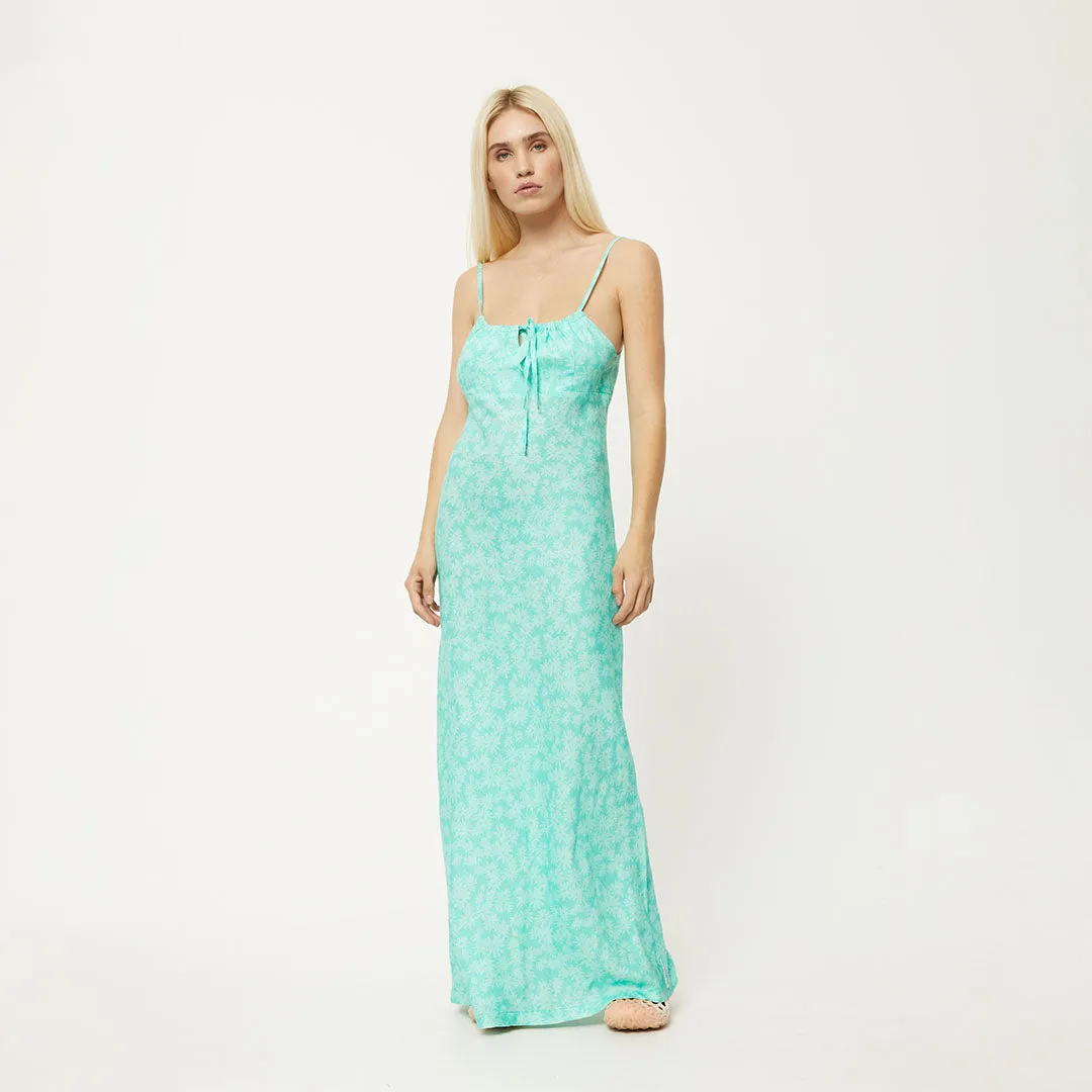 AFENDS Womens Benny - Maxi Dress - Jade Daisy