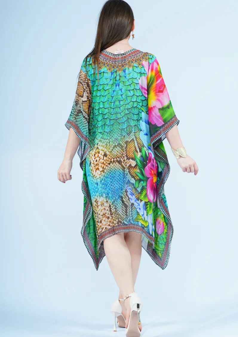 Aloha Flower Kaftan