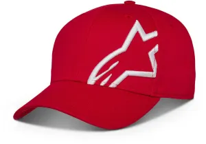 Alpinestars Corp Snap 2 Cap, Red and White