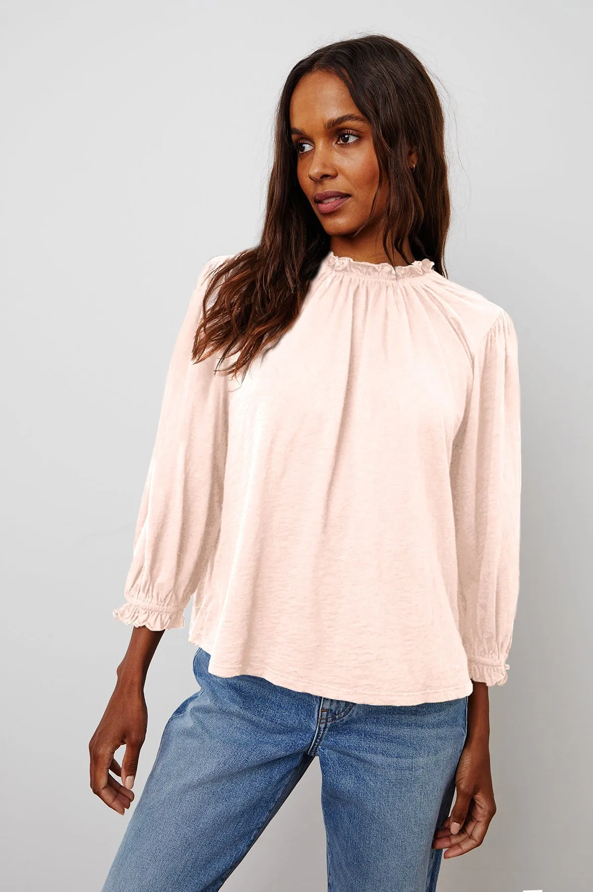 BARBARA 3/4 SLEEVE TOP