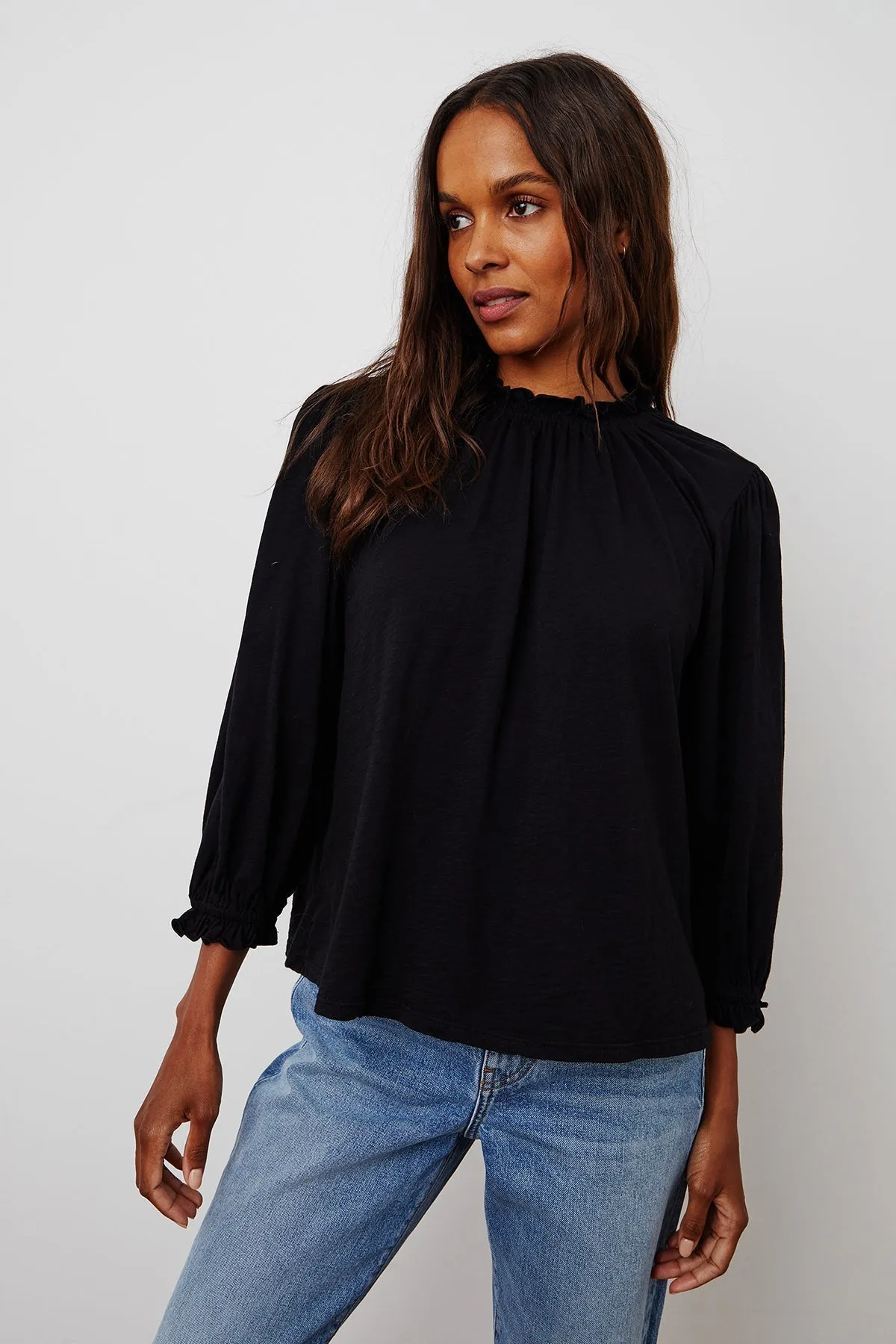 BARBARA 3/4 SLEEVE TOP