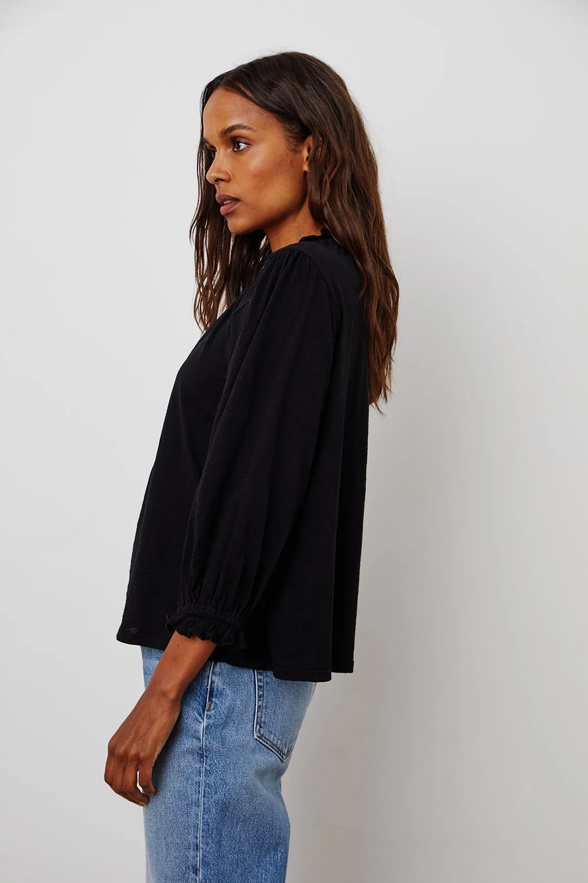 BARBARA 3/4 SLEEVE TOP