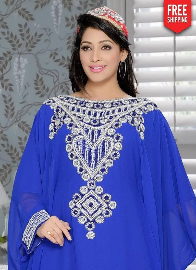 Beautiful Farasha Style Kaftan Hand Embroidery