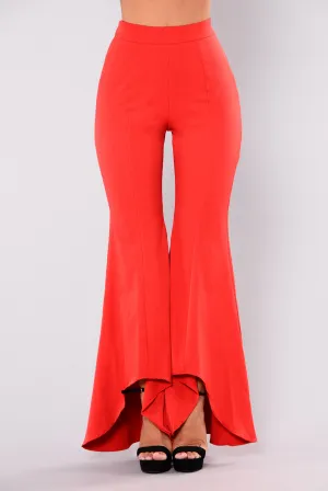 Bellisima Flare Pants - Red