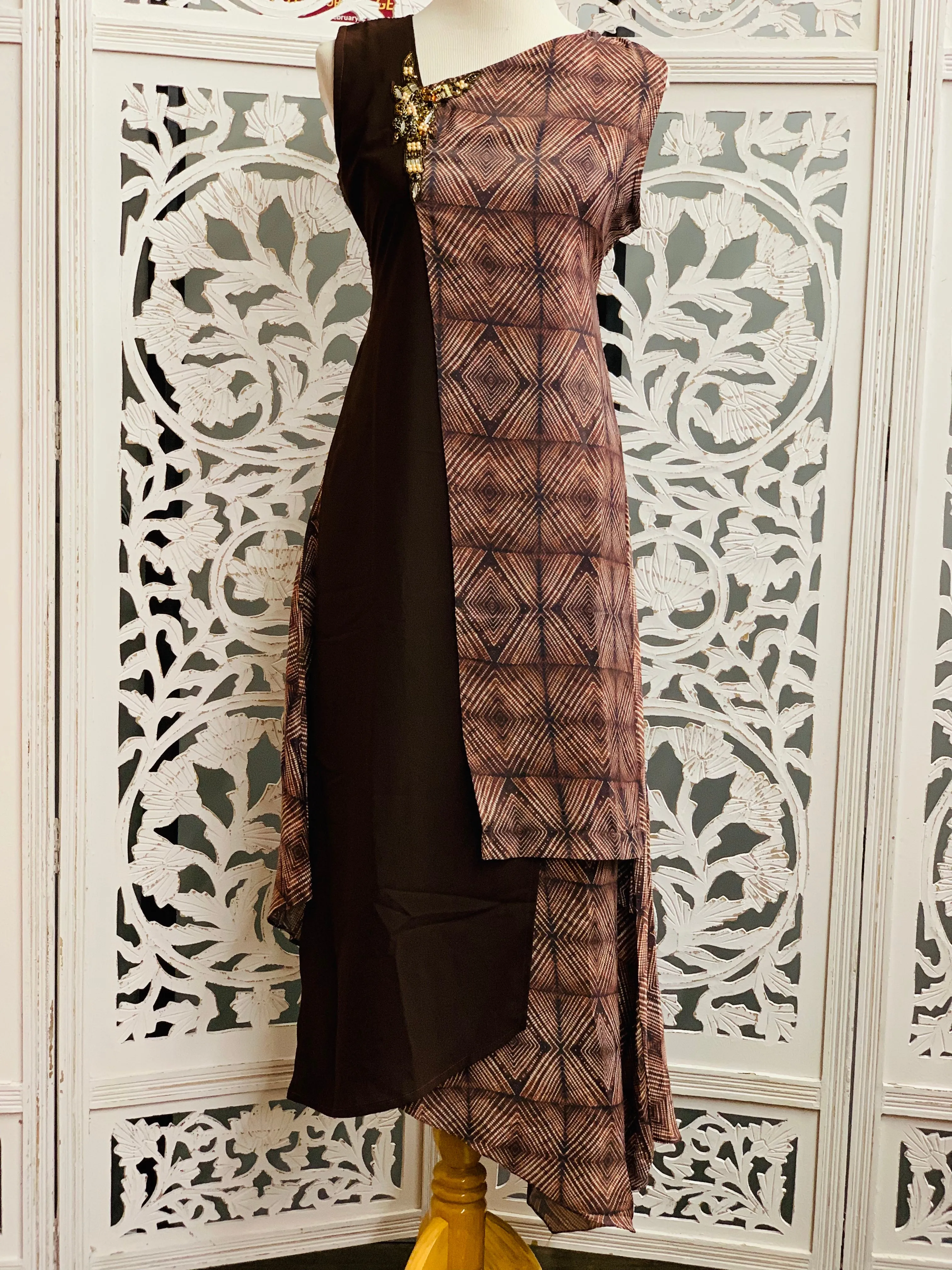 Brown Kurti