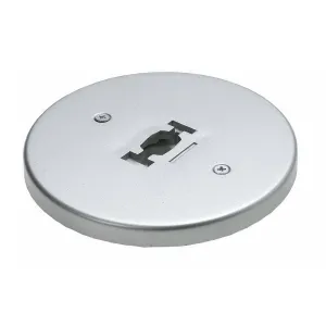 Cal Track Monopoint, Line Voltage, Round in Brushed Steel