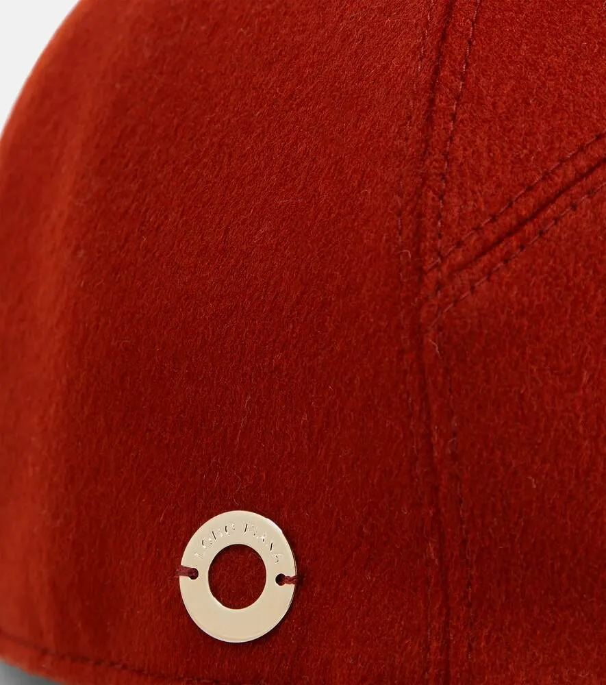 Cashmere baseball cap Loro Piana, red