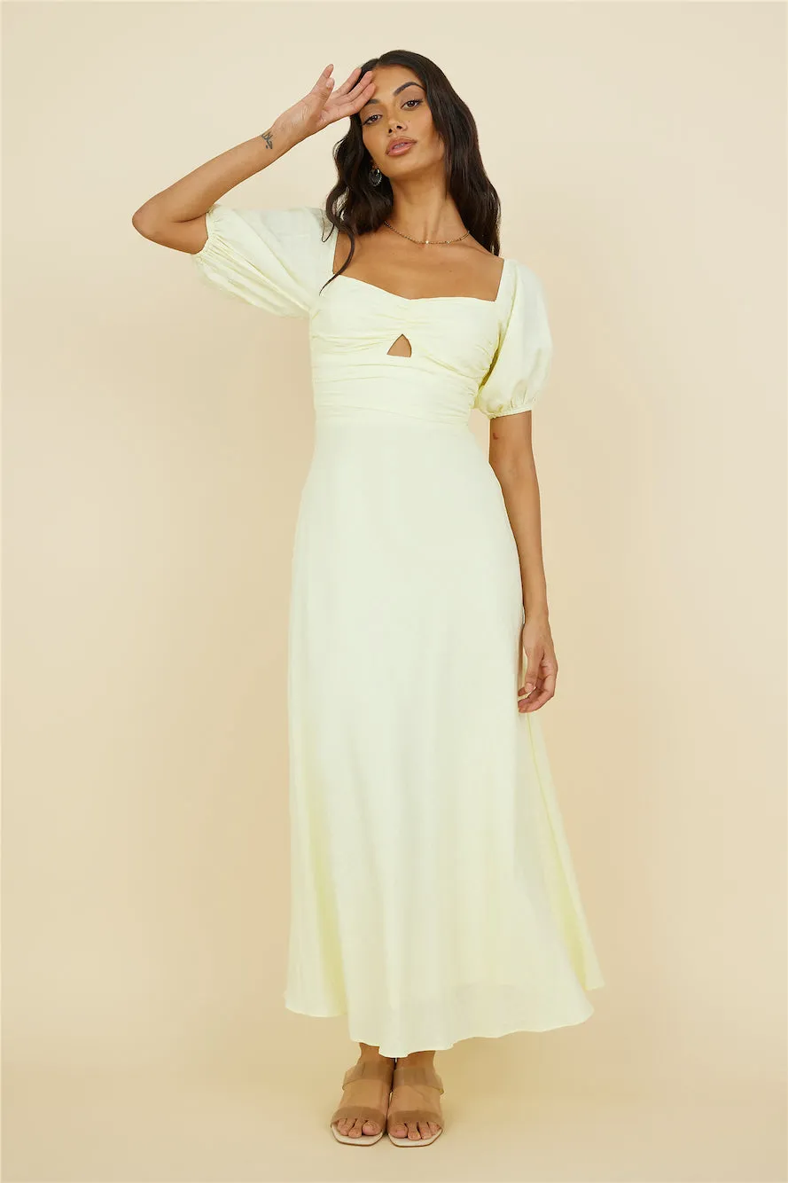 Celebration Of Us Maxi Dress Yellow