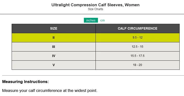 CEP Ultralight Compression Calf Sleeves, Women