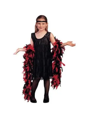 Child's Black Roaring 20s Flapper Costume