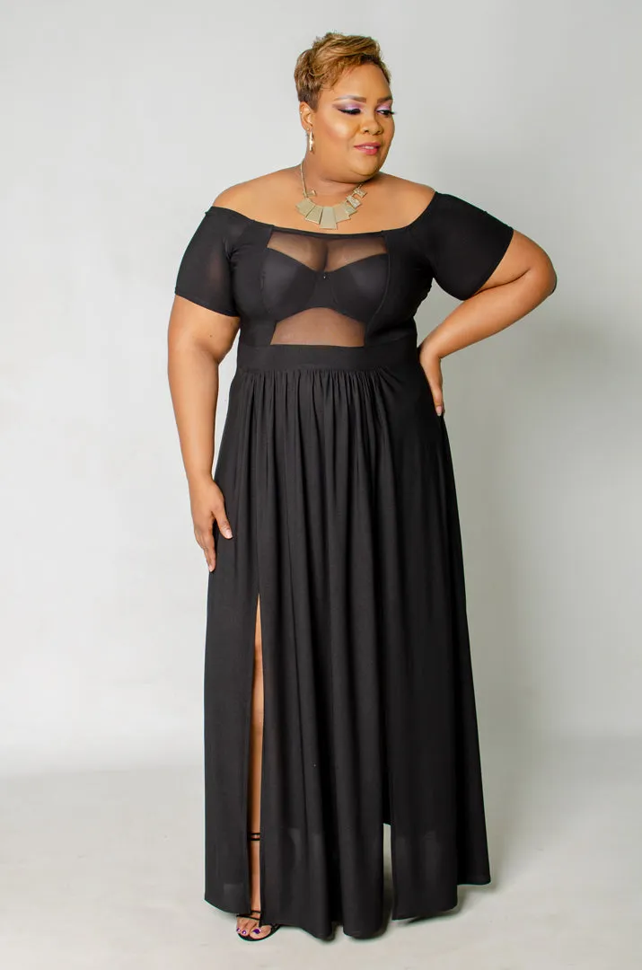 Comess Maxi Dress - Black