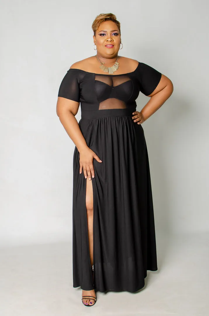 Comess Maxi Dress - Black