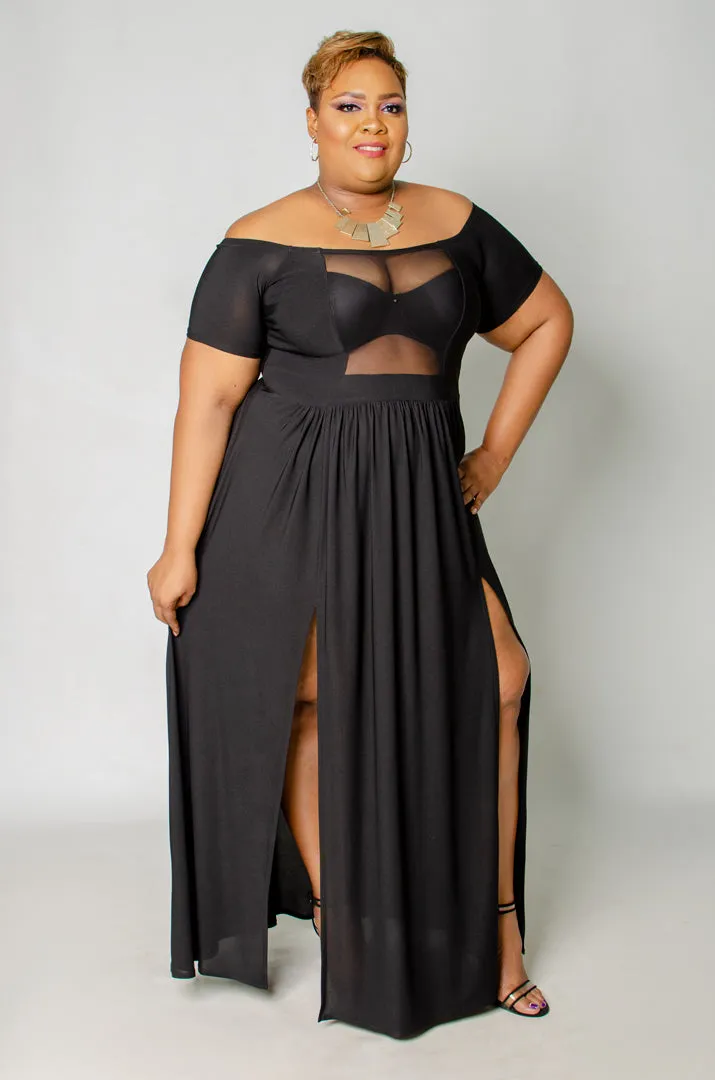 Comess Maxi Dress - Black