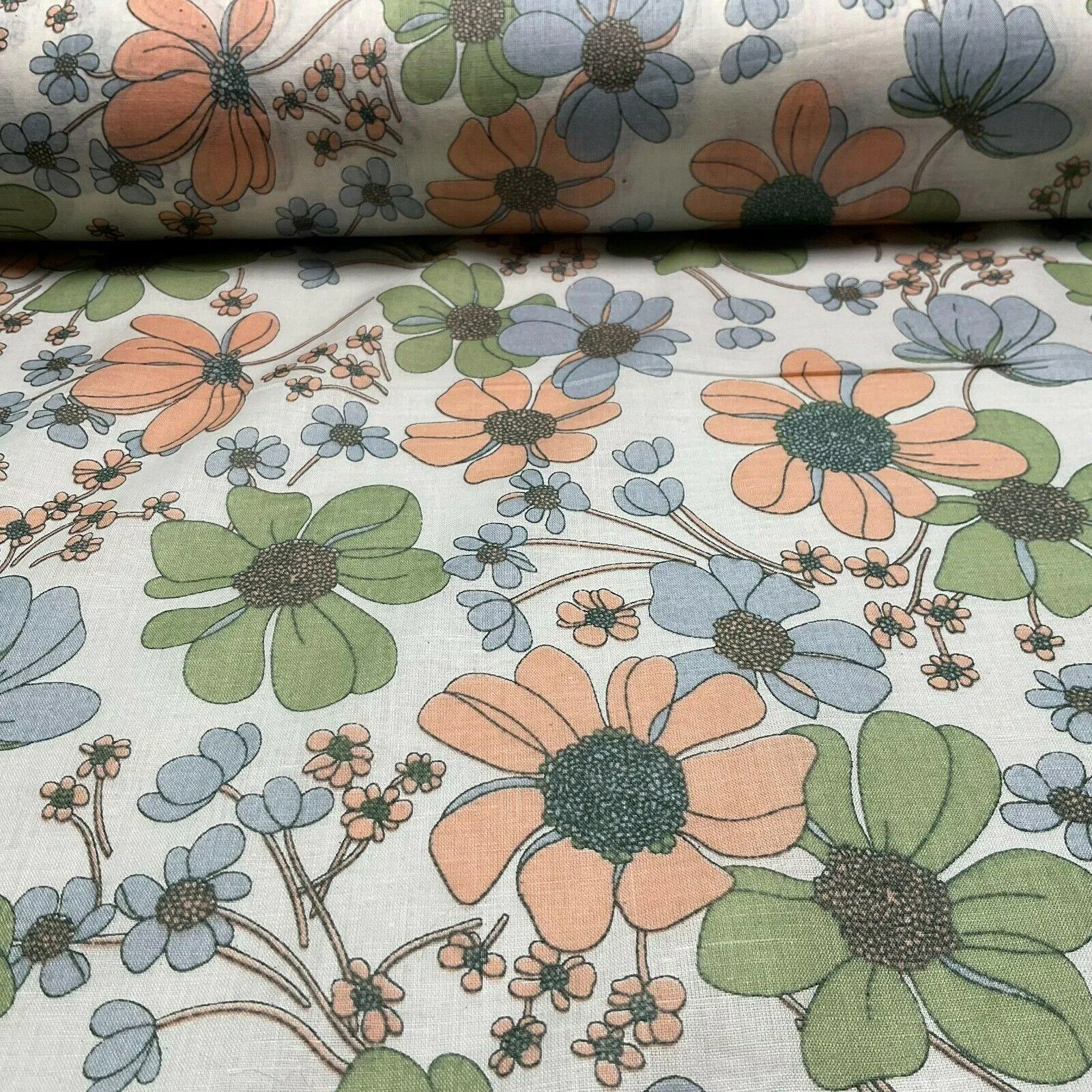 Cotton Voile Pastel Summer Floral Printed Dress fabric 111cm M1593