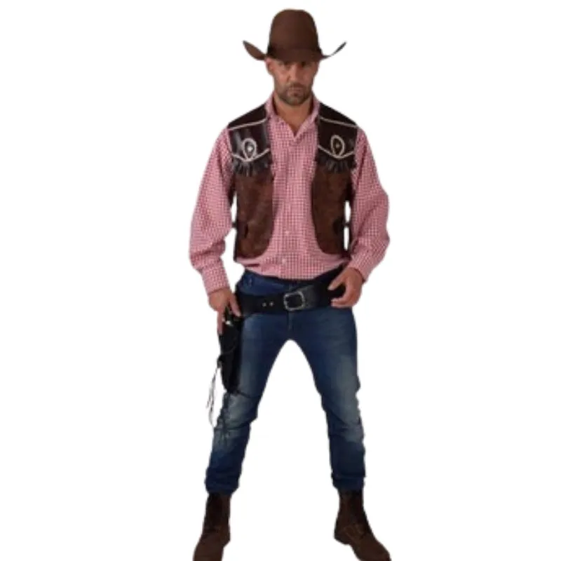 Cowboy Vest, Belt & Holster