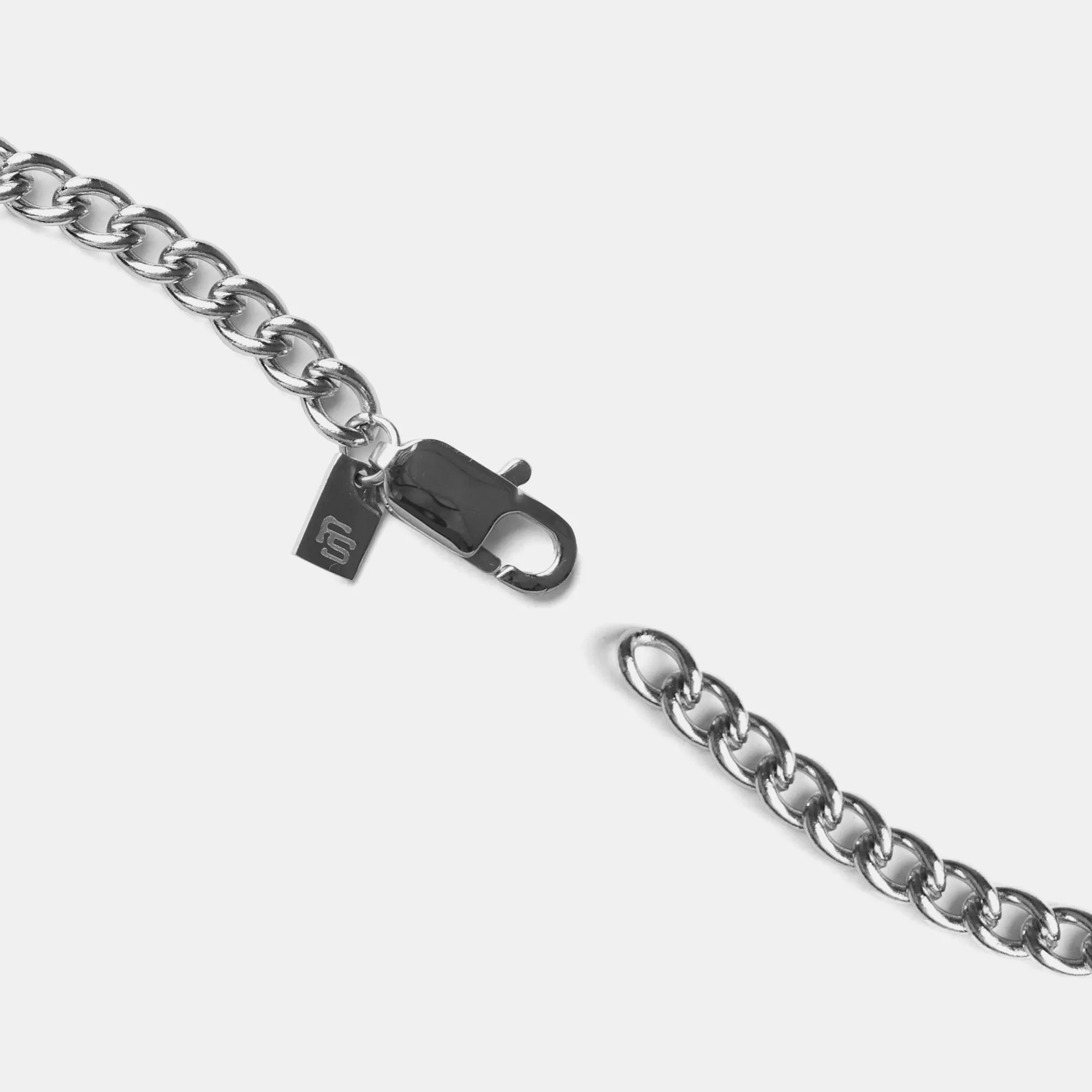 Curb Link 5mm Bracelet | Silver