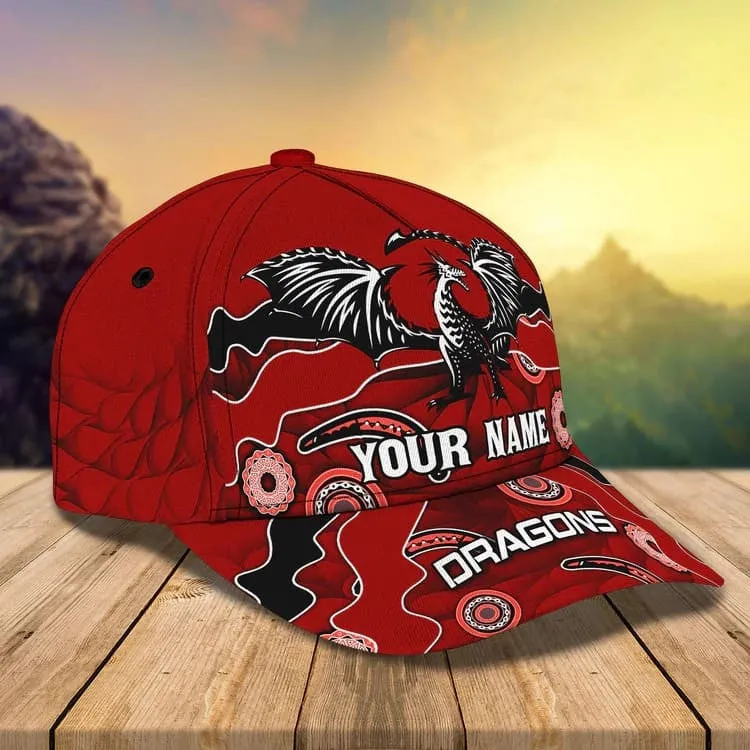 Customized Dragon 3D Baseball Cap for Girlfriend, Dragon Hat for Her Who Loves Dragon