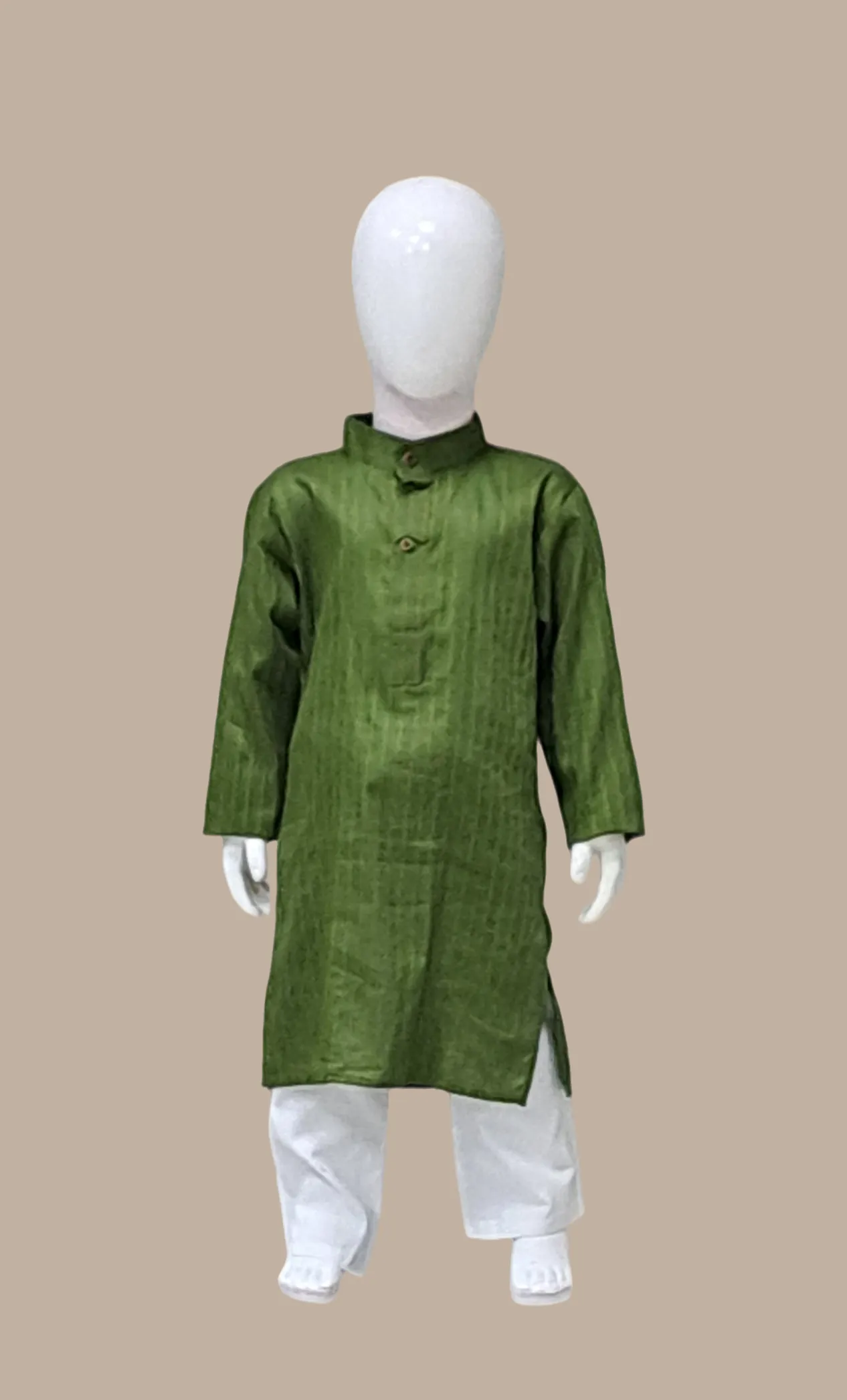 Dark Olive Kurta Set