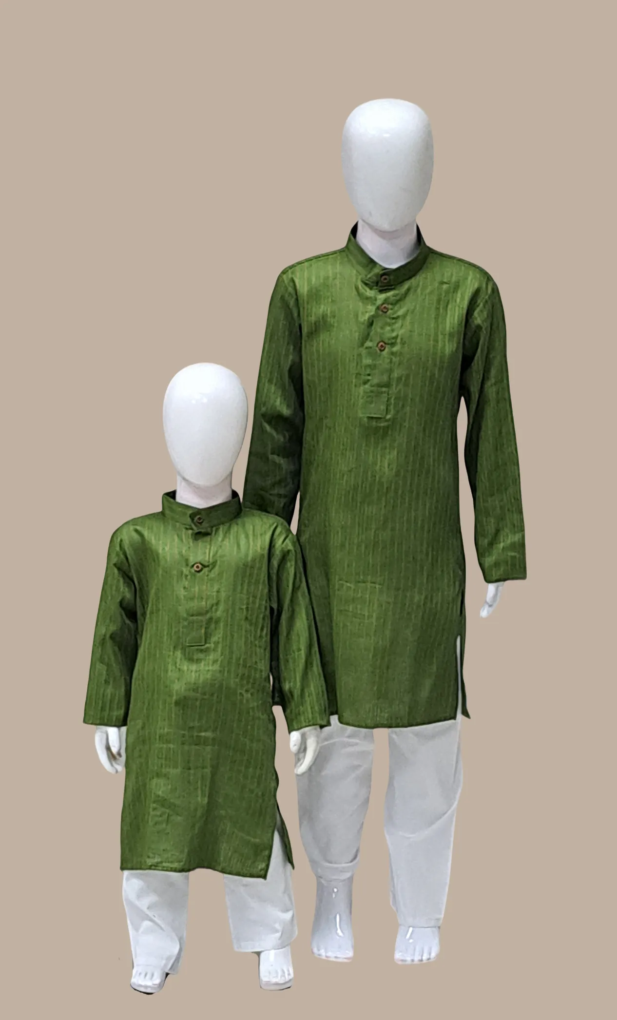 Dark Olive Kurta Set