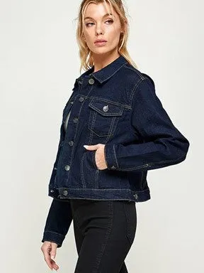 Denim Jacket - Dark Wash - #1679-1682