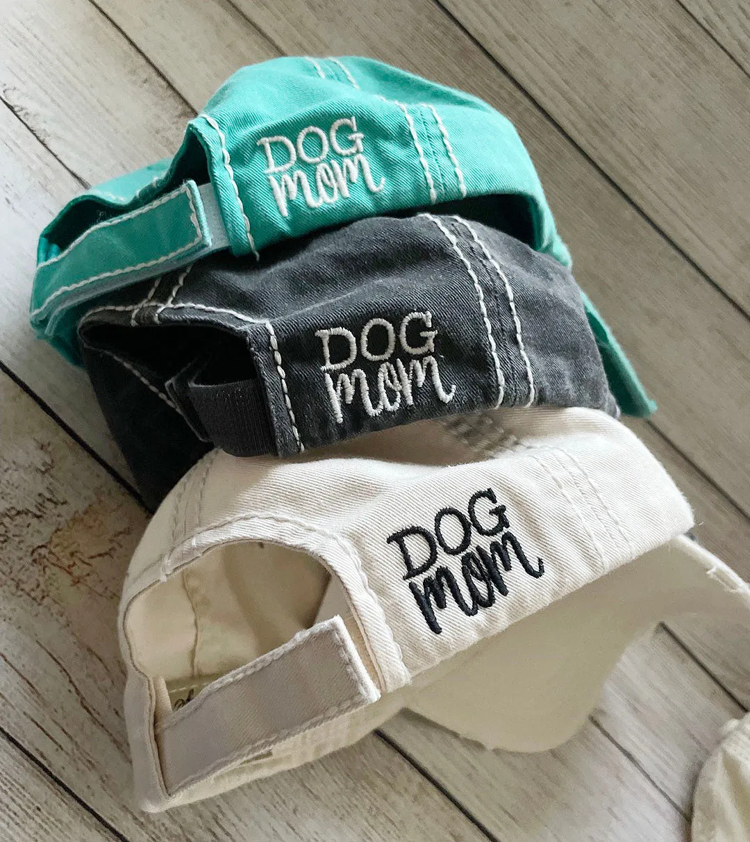 Distressed Dog Mom Baseball Hat Women, Christmas Gift, Dog Lover Gift, Dog Mama