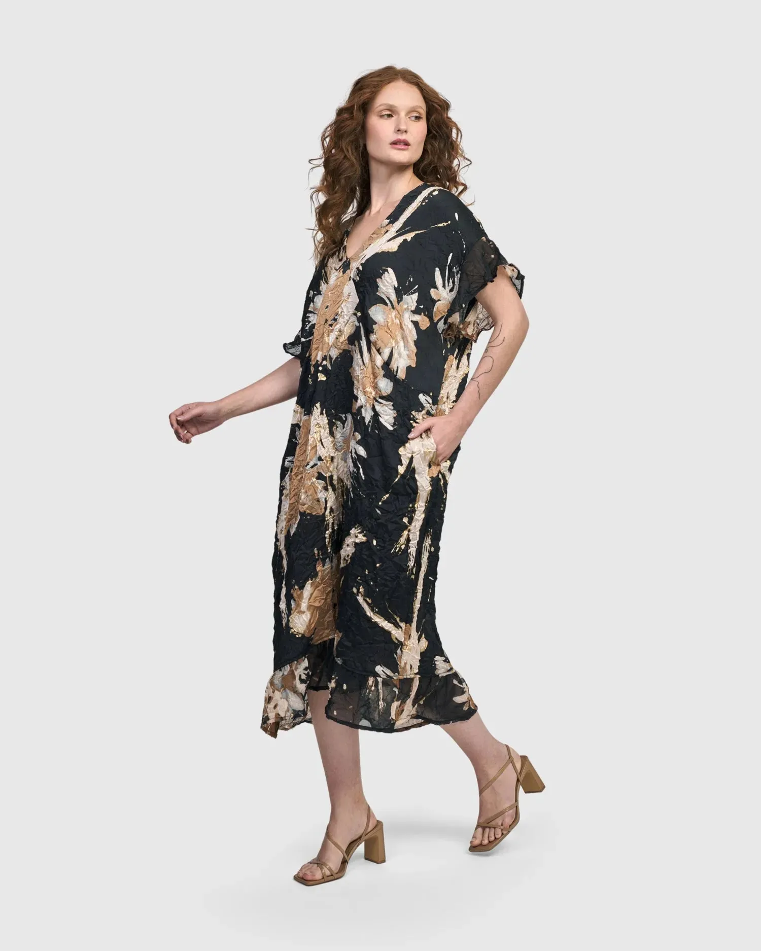 ED175 Fiona Midi Dress, Shimmer