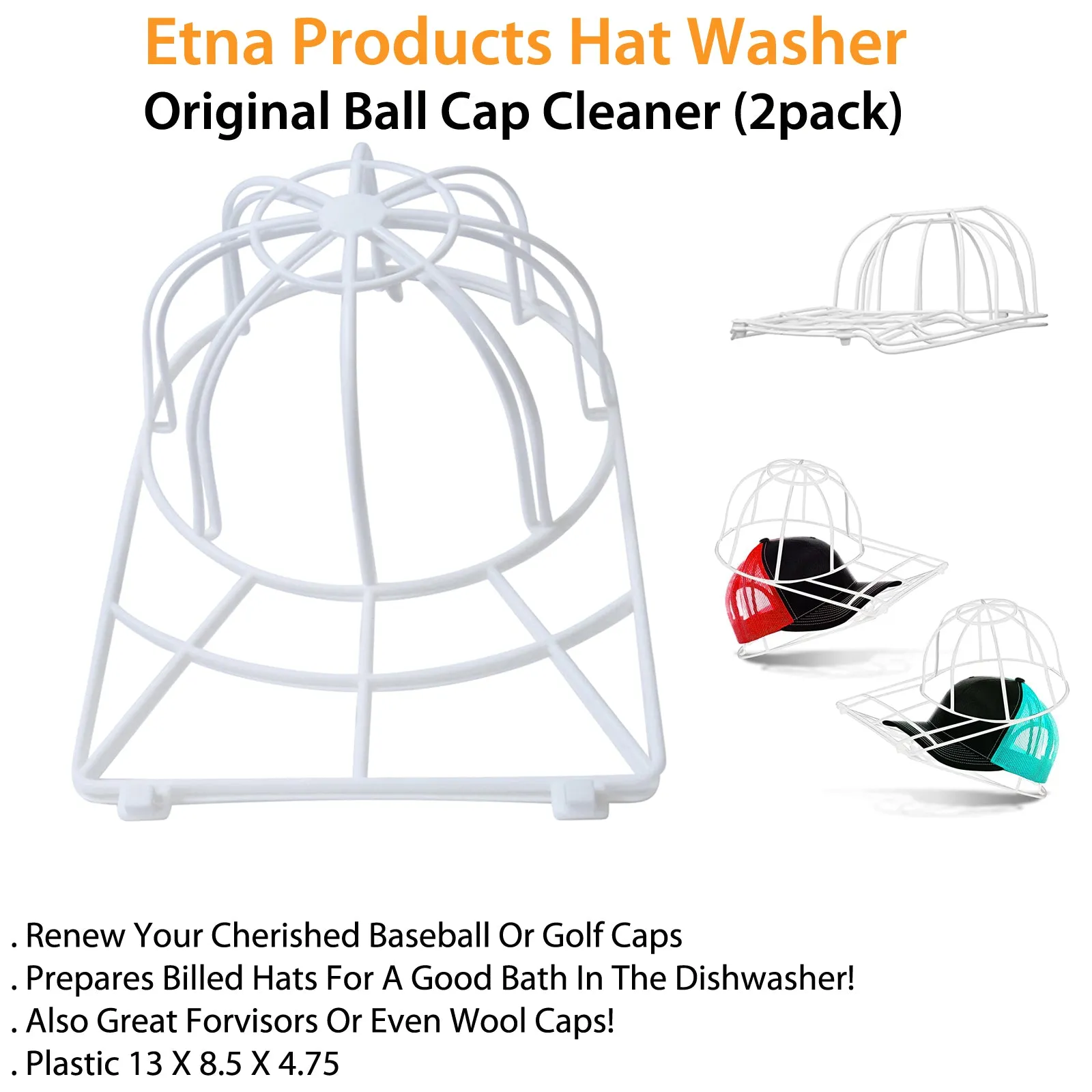 Etna Products Hat Washer Original Ball Cap Cleaner (2pack)