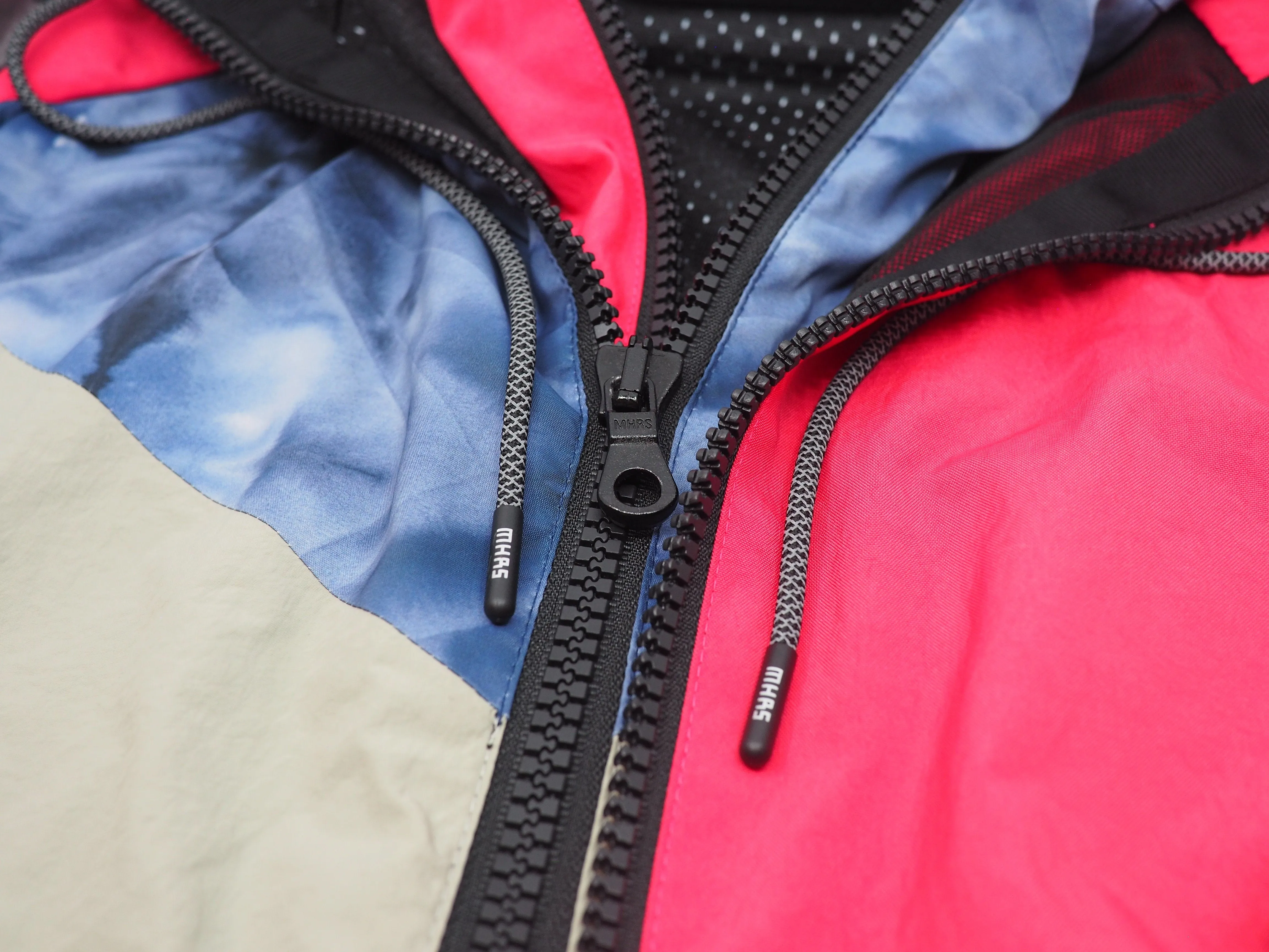 EVERY WHICH WAY TRACK JACKET PINK/BLUE MULTI