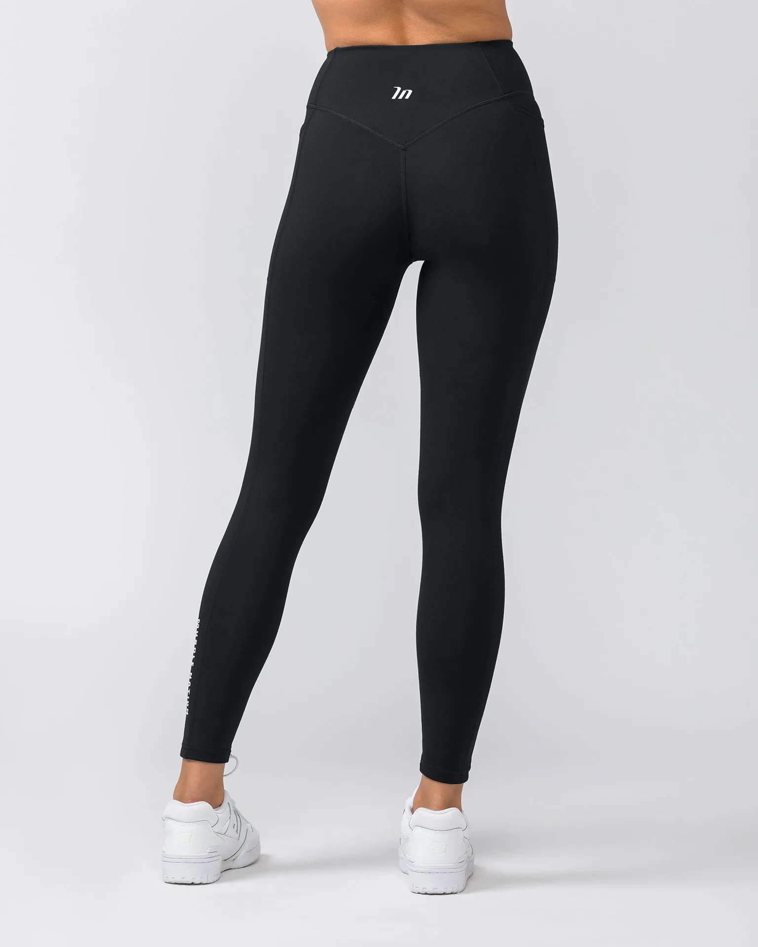 Everyday Pocket Ankle Length Leggings - Black