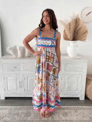 Falisha Dress - Multi Print