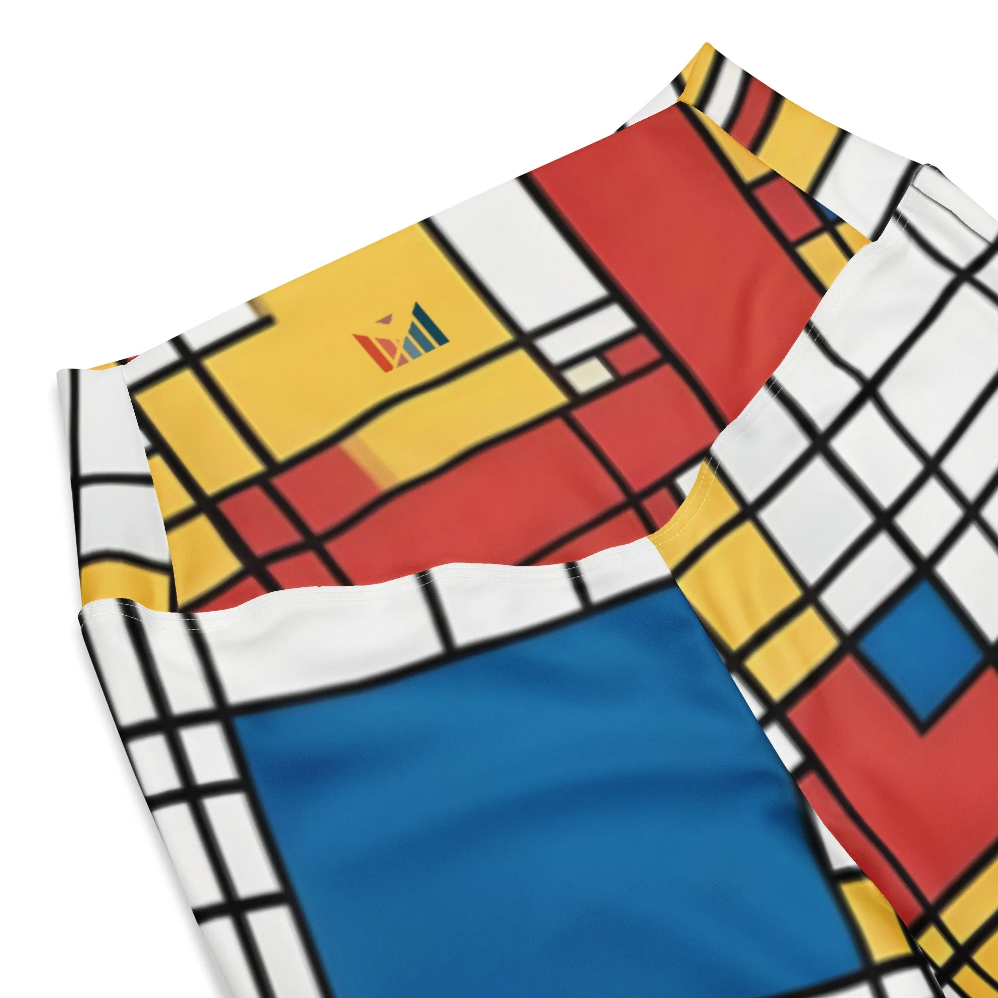 Flare leggings / Piet Mondrian / AI created / Outfit for festival