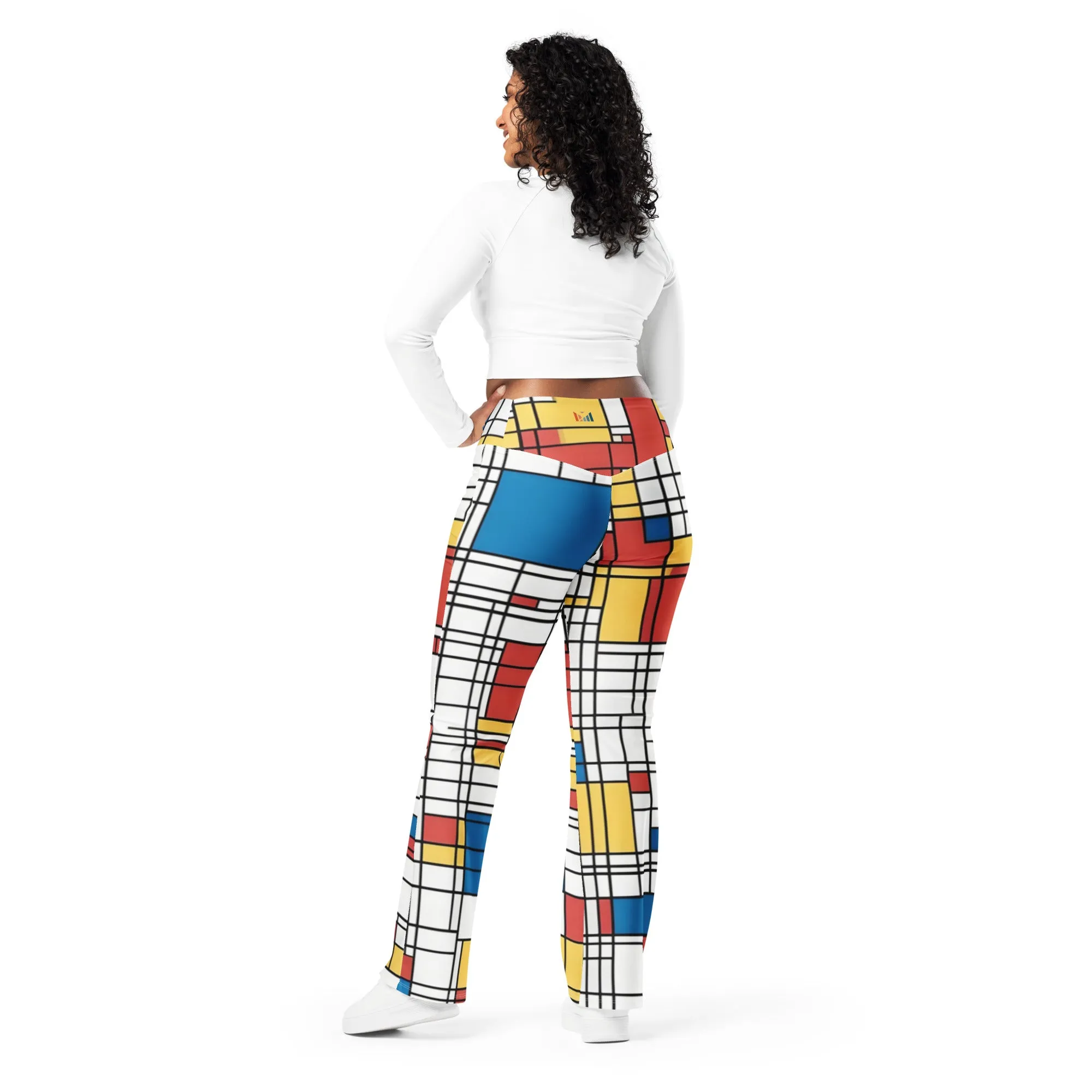 Flare leggings / Piet Mondrian / AI created / Outfit for festival