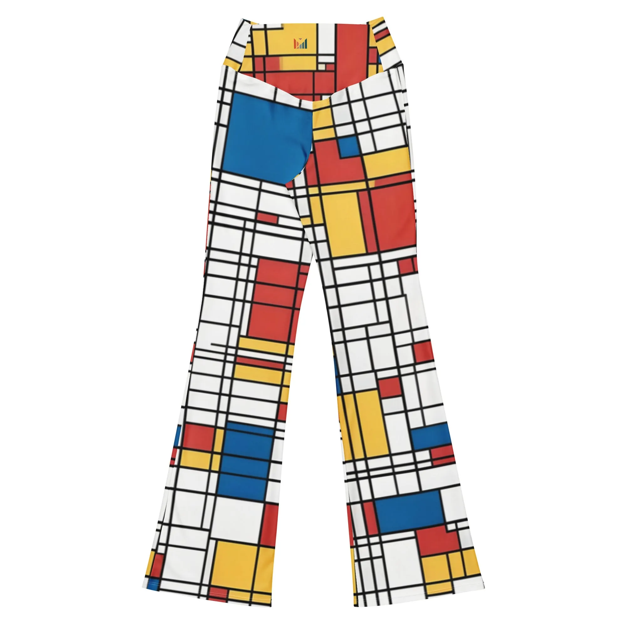 Flare leggings / Piet Mondrian / AI created / Outfit for festival