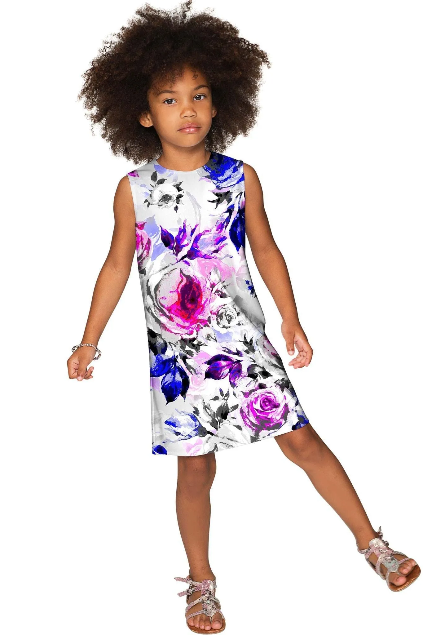 Floral Touch Adele Shift Floral Mother and Daughter Dress