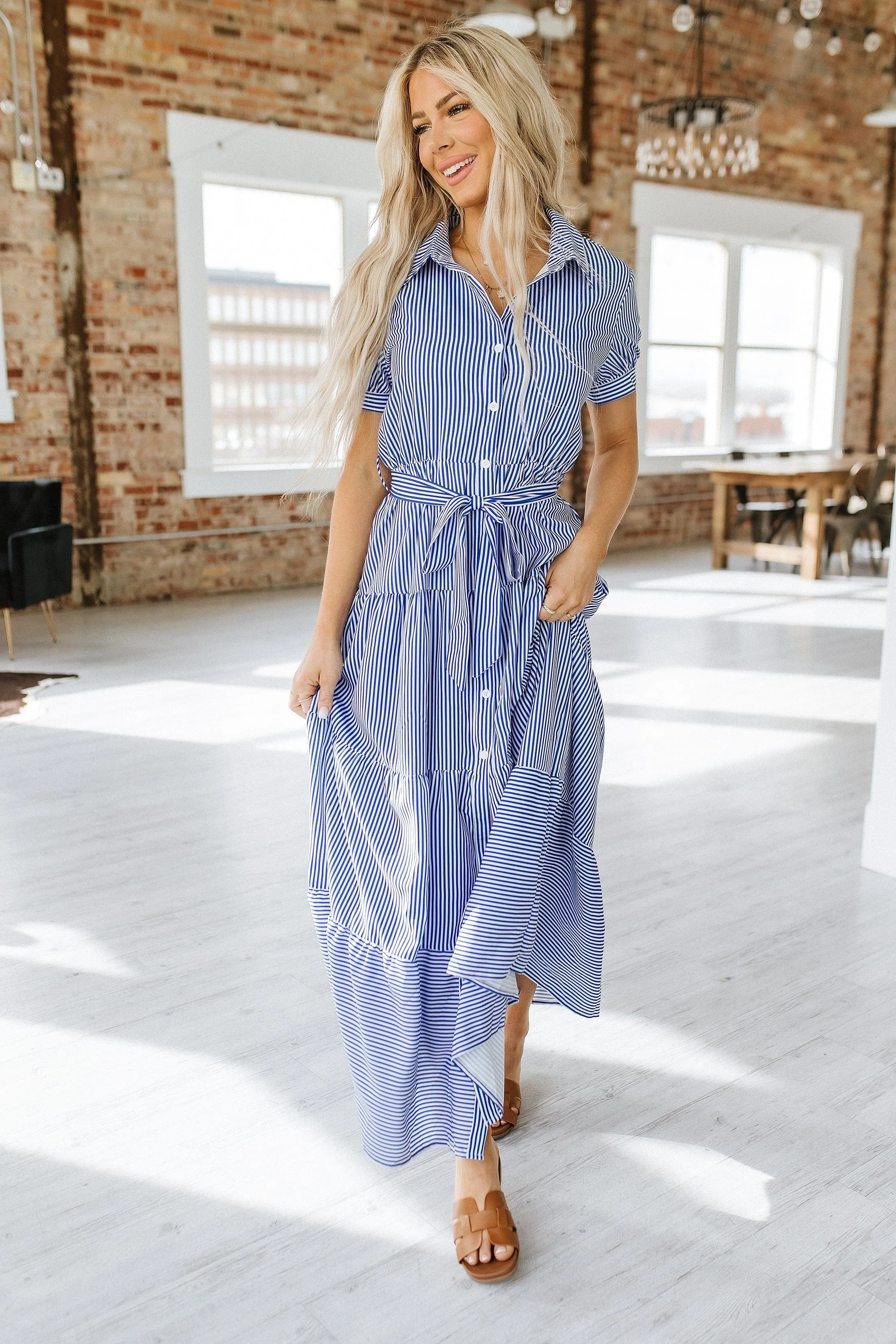 Grover Button Front Maxi Dress | S-XL