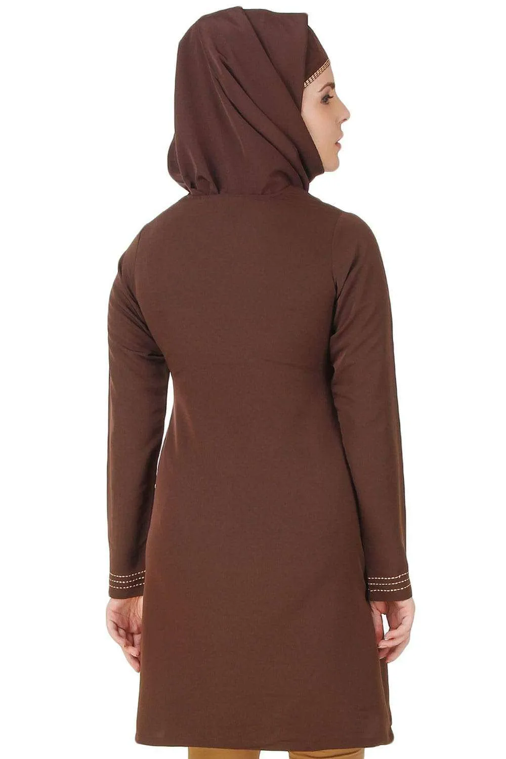 Hasna Brown Kashibo Tunic