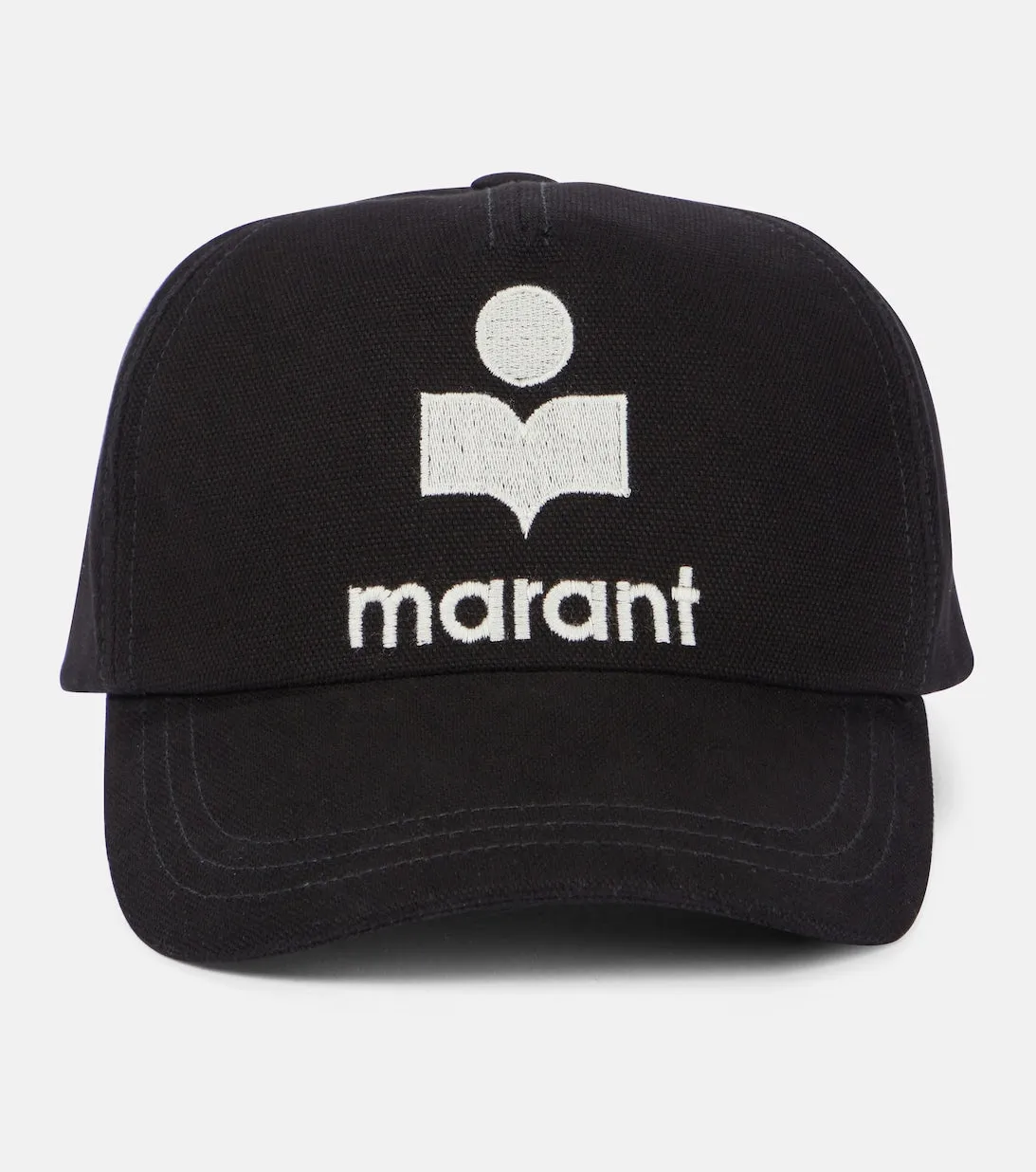 Isabel Marant Cotton Tyron Baseball Cap, Black