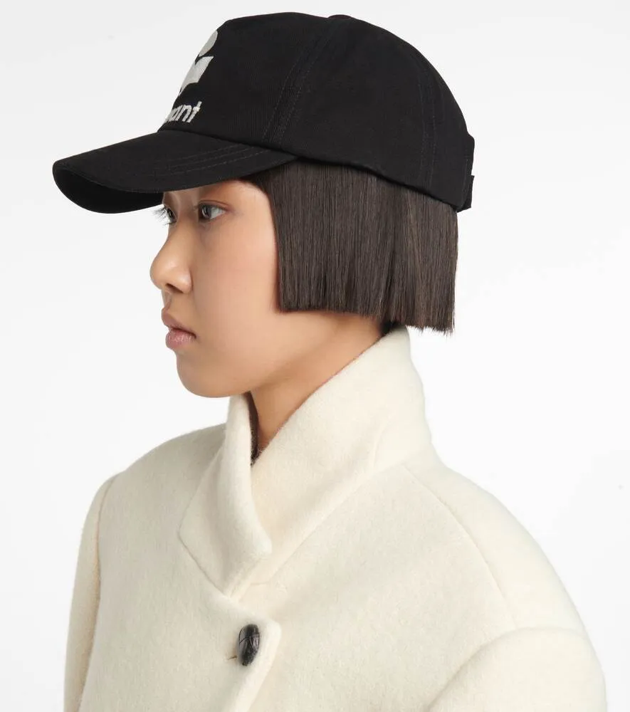 Isabel Marant Cotton Tyron Baseball Cap, Black