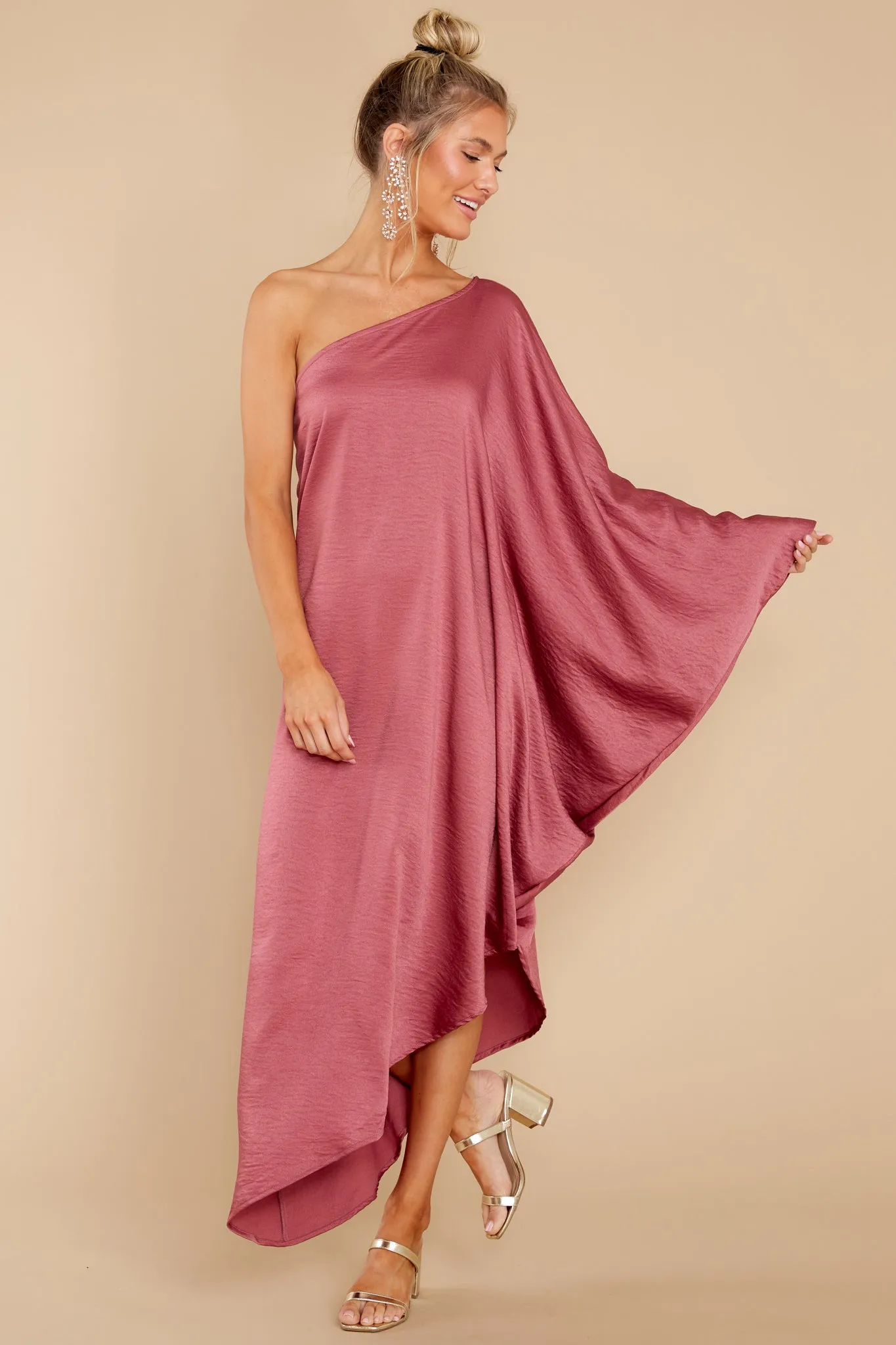 Like Royalty Mulberry Pink Maxi Dress