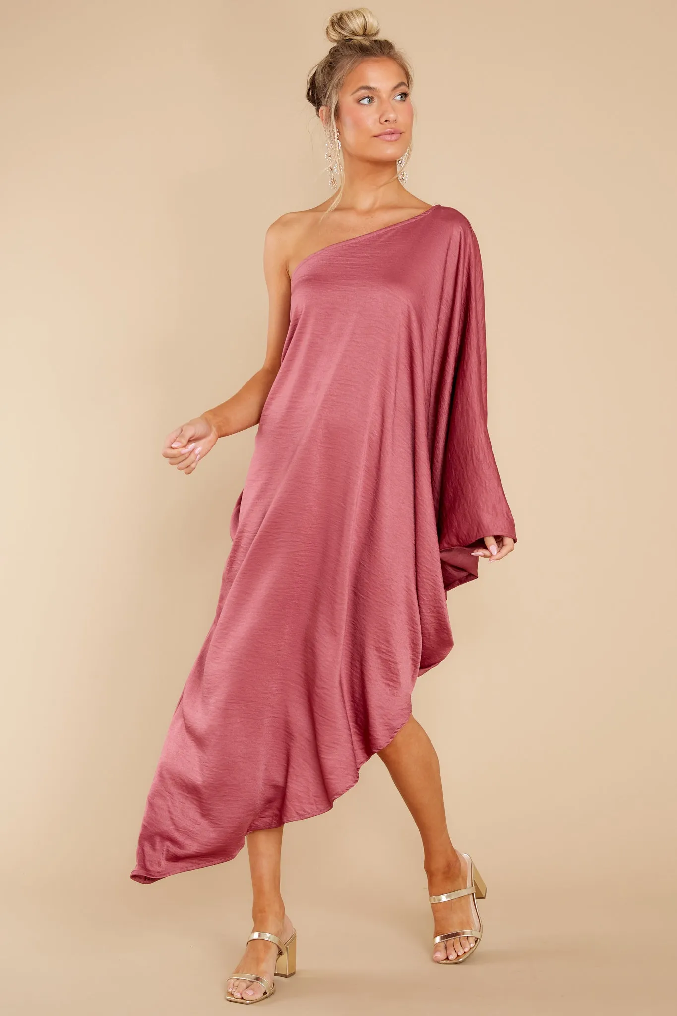 Like Royalty Mulberry Pink Maxi Dress