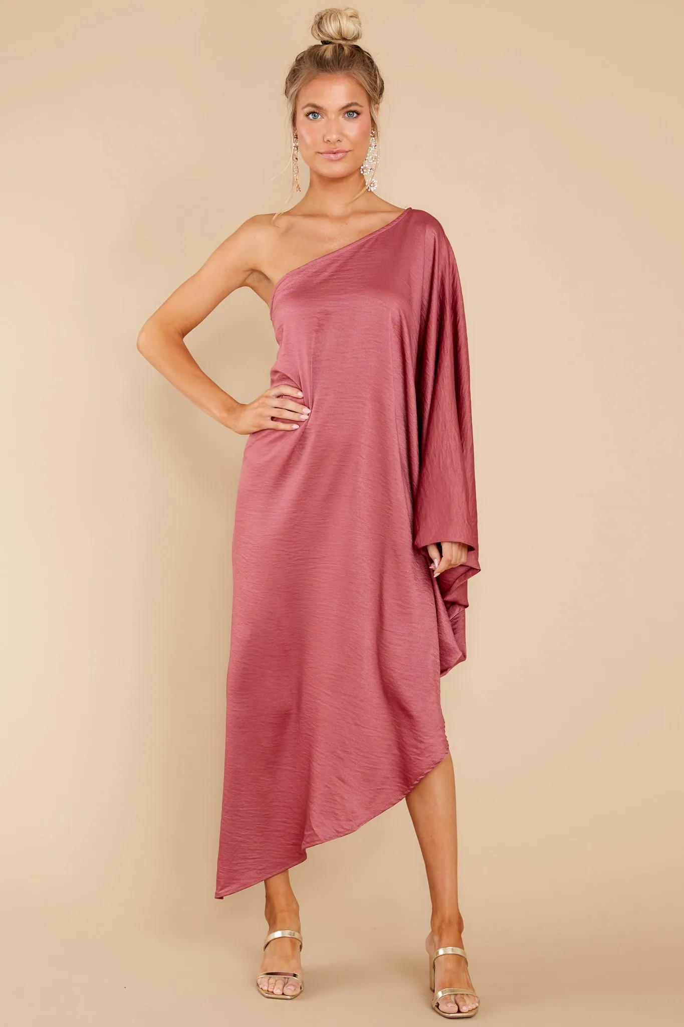 Like Royalty Mulberry Pink Maxi Dress