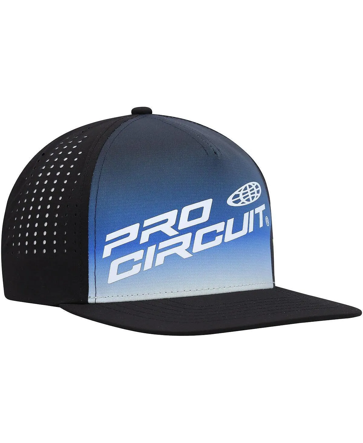 Men's Adjustable Snapback Foyl Pro Circuit Baseball Cap Blue/Black Fox