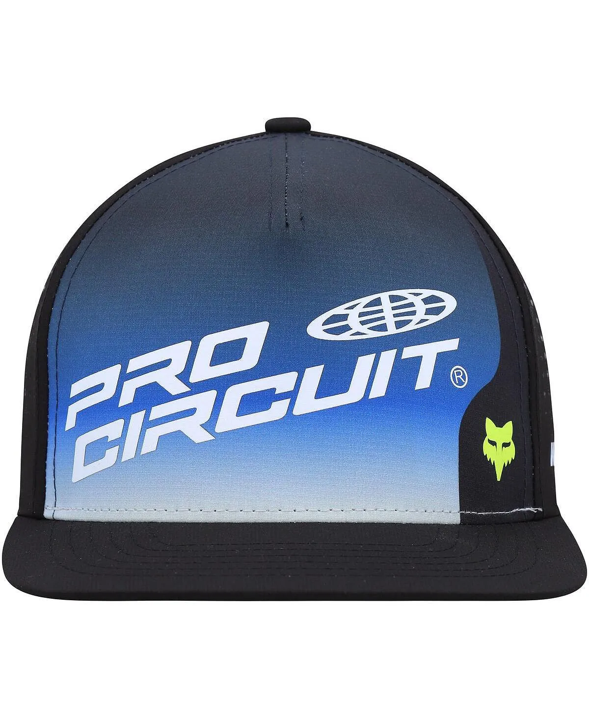 Men's Adjustable Snapback Foyl Pro Circuit Baseball Cap Blue/Black Fox