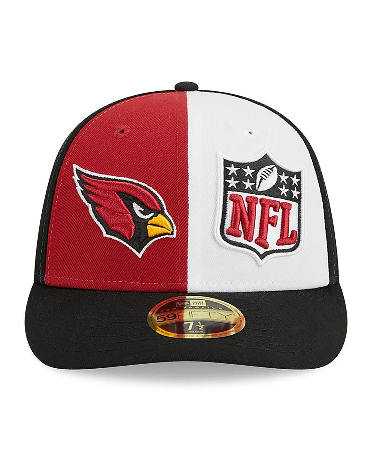 Men's Cardinal Cap, Black Arizona Cardinals 2023 Sideline Low Profile 59FIFTY New Era