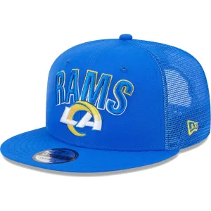 Men's New Era Royal Los Angeles Rams Grade Trucker 9FIFTY Snapback Cap