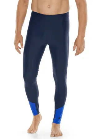 Men's Point Break Swim Tights  |  Navy Colorblock