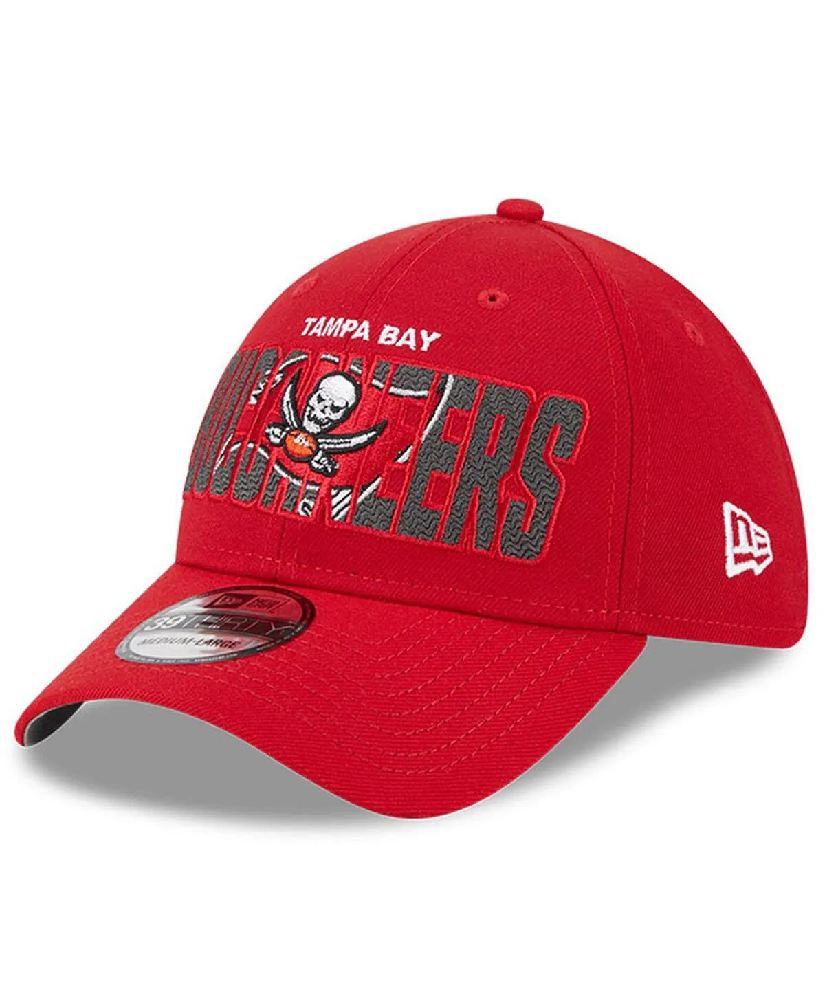 Men's Tampa Bay Buccaneers 2023 NFL Draft 39THIRTY New Era Red Flexible Cap