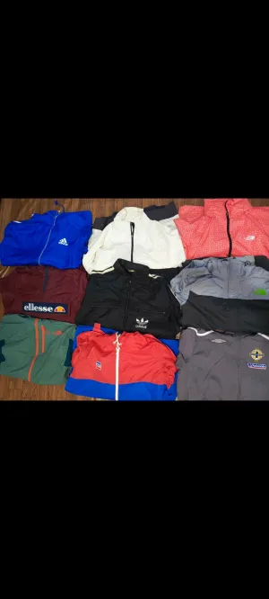 Mix branded track jackets  100 pcs